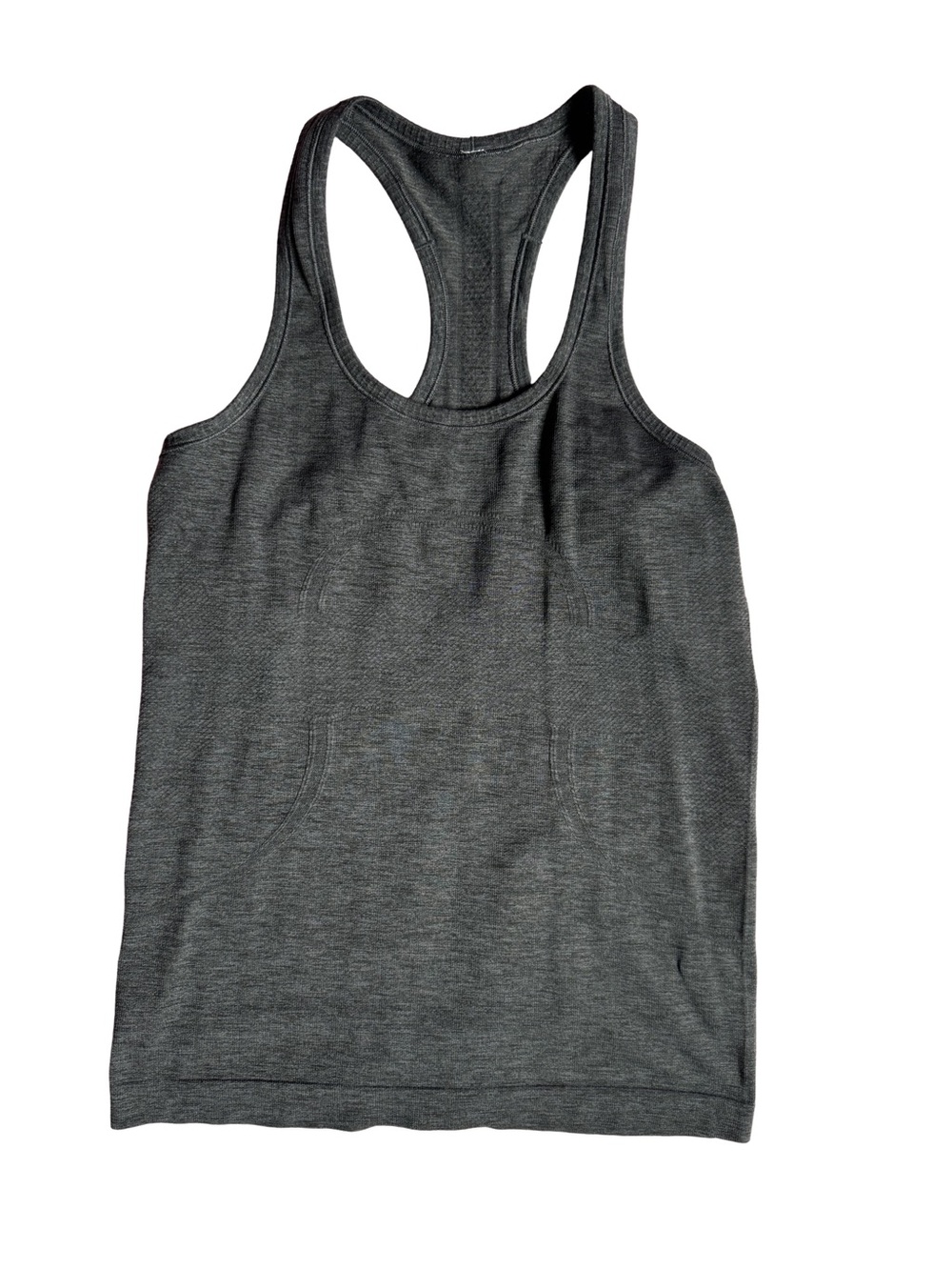 lululemon athletica Black Space Dye Swiftly Racerback Size 8